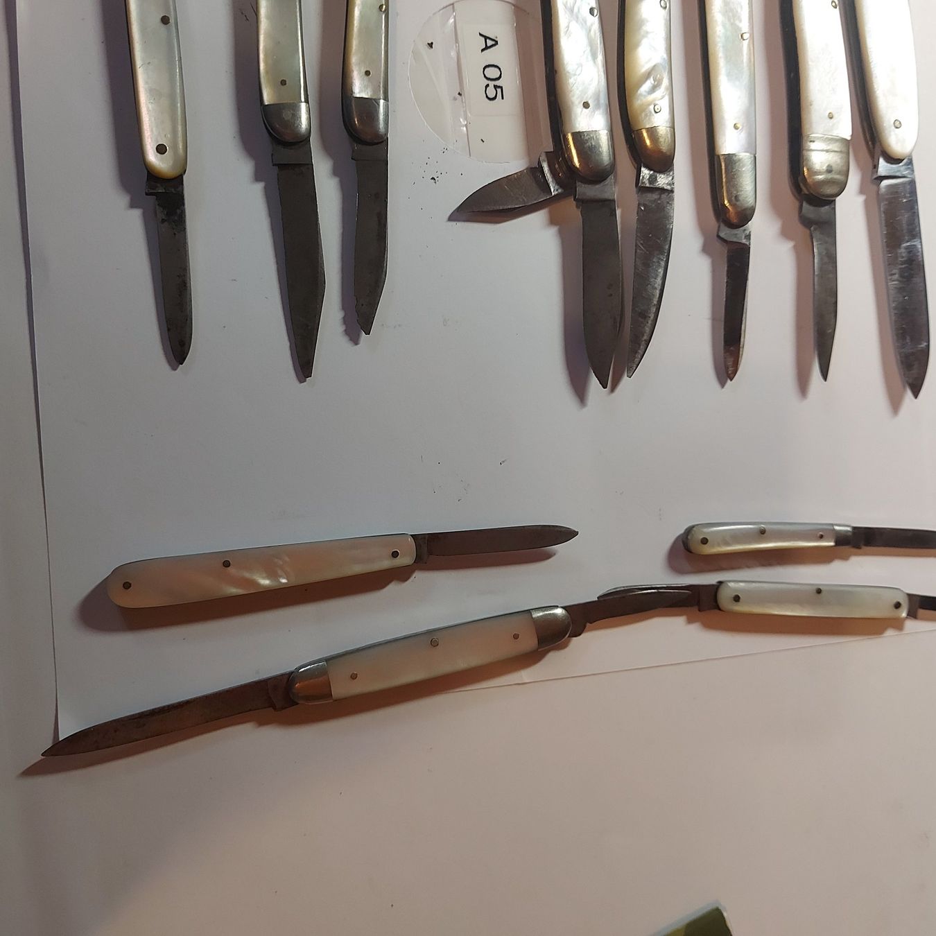 Taschenmesser: 13Taschenmesser mit Perlmuth Griffschalen – Gebraucht aus Opfikon von Seevogt47 4