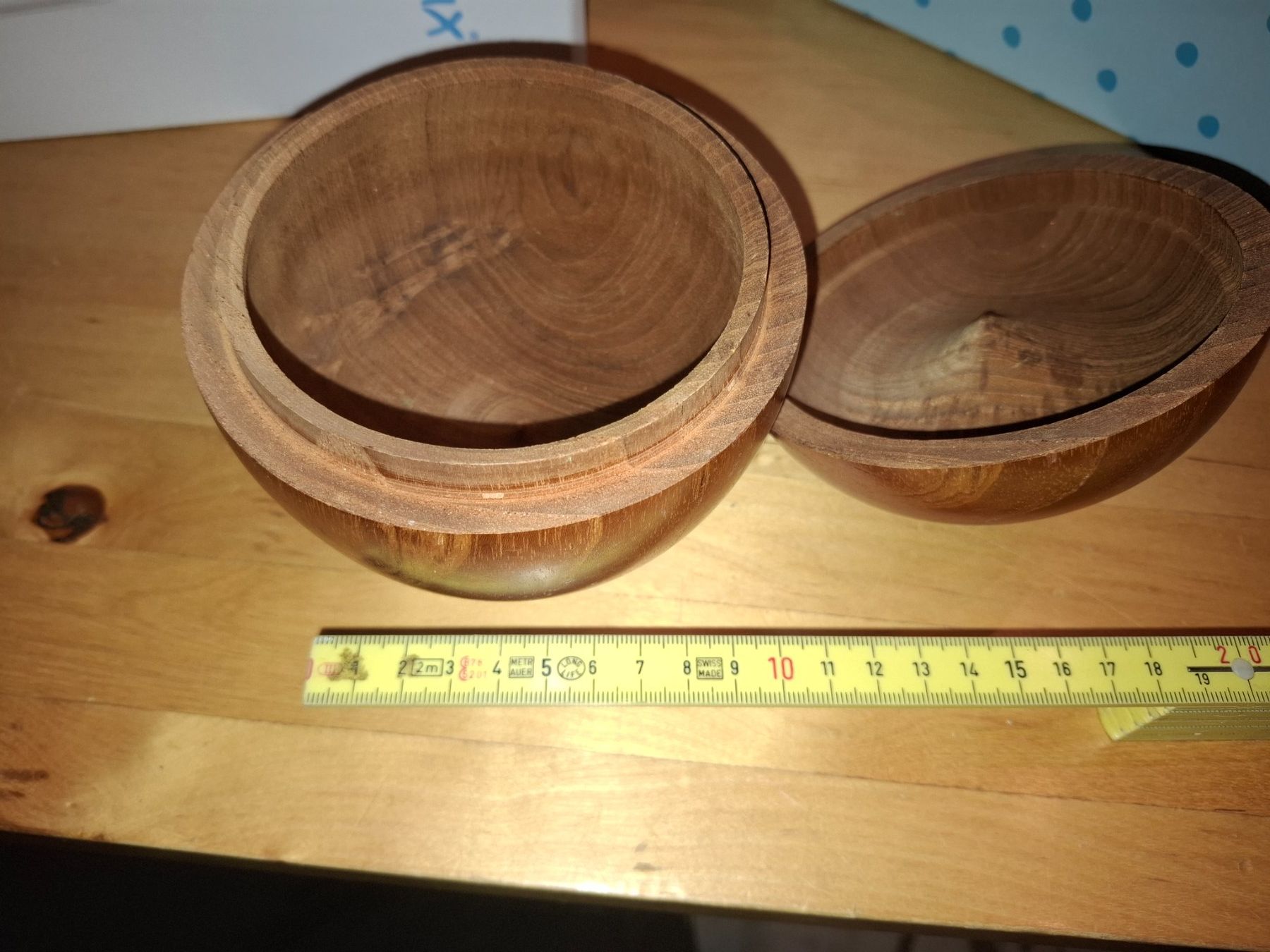 Contenitori & Simili: Holz Apfel Dose, Schmuckdose, Süssigkeiten Dose – Usato da Münchenbuchsee venduto da Twertor 1
