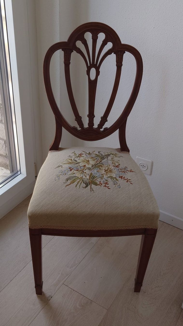 Sedie: Antiker Jugendstil Stuhl mit Stick Sitzfläche – Usato da Neuhausen venduto da MonoCeros 8