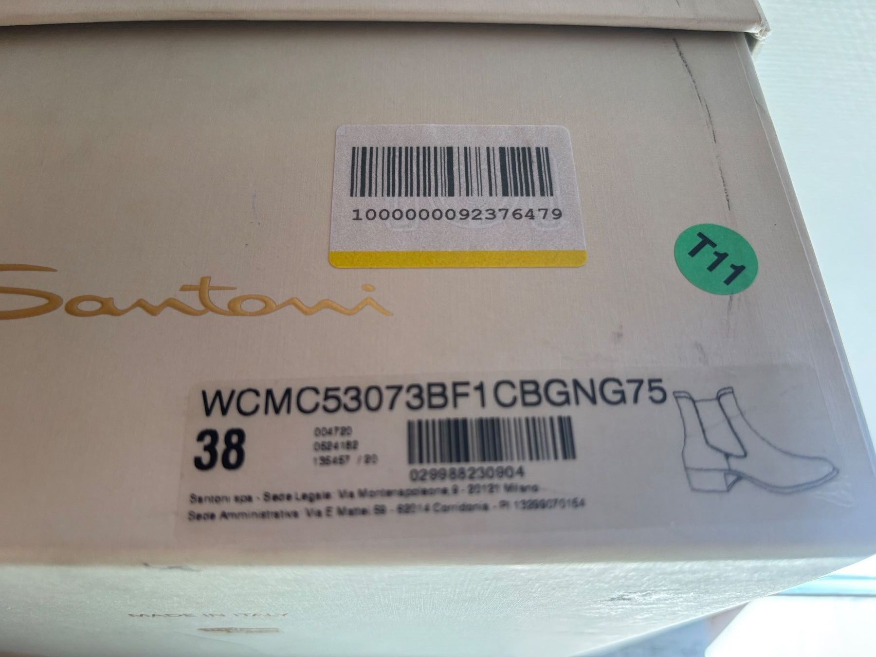 Santoni Scarpe da donna: 100% Santoni - Stiefelette Hellgrau – Usato da Weinfelden venduto da stella79 3
