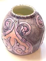 Vase Art Nouveau, pièce unique, Hélène Gilliéron, Genève