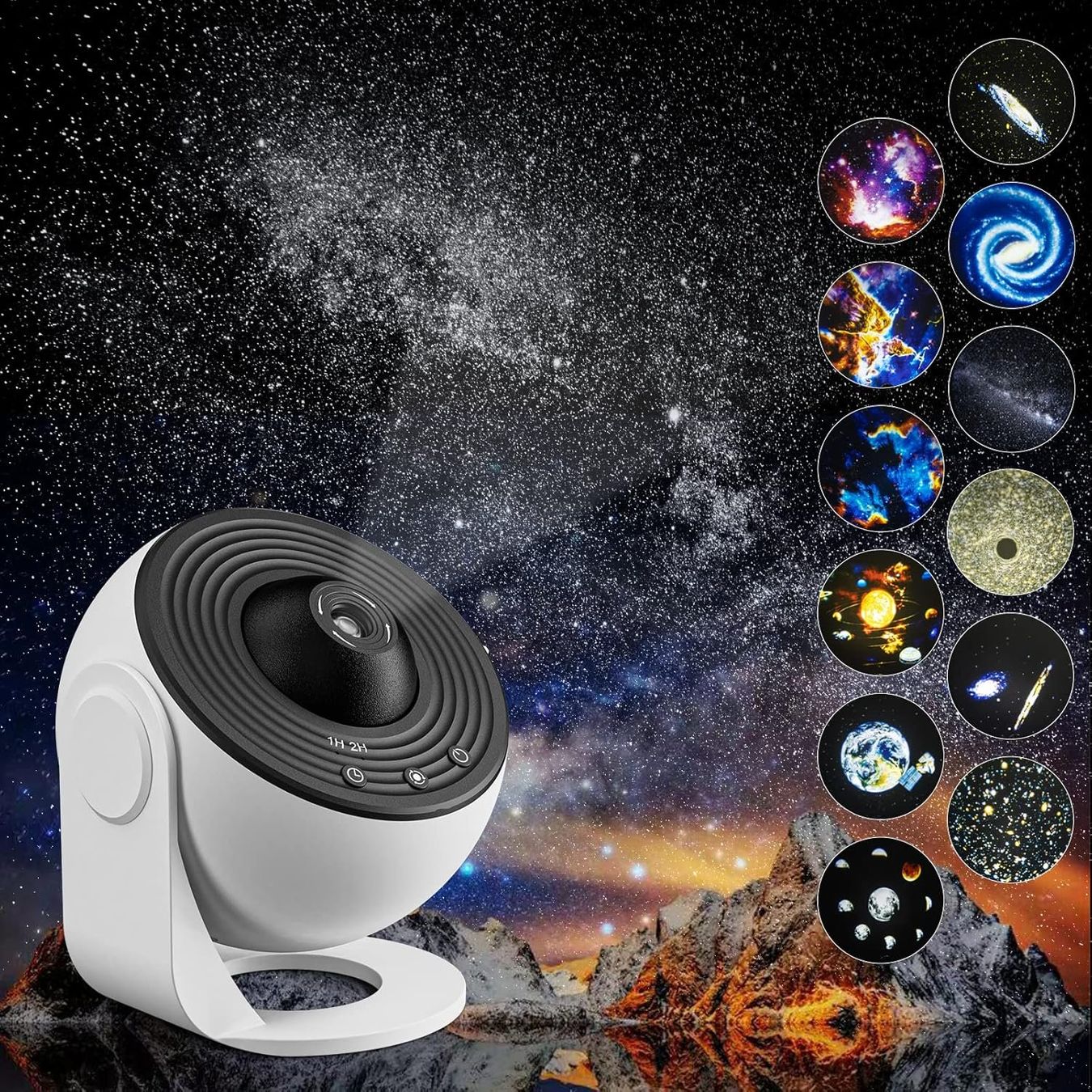 Lampade: Galaxy Planetarium Sternenhimmel Projektor – Nuovo e nell'imballaggio originale da Châtelaine venduto da topshop.switzerland