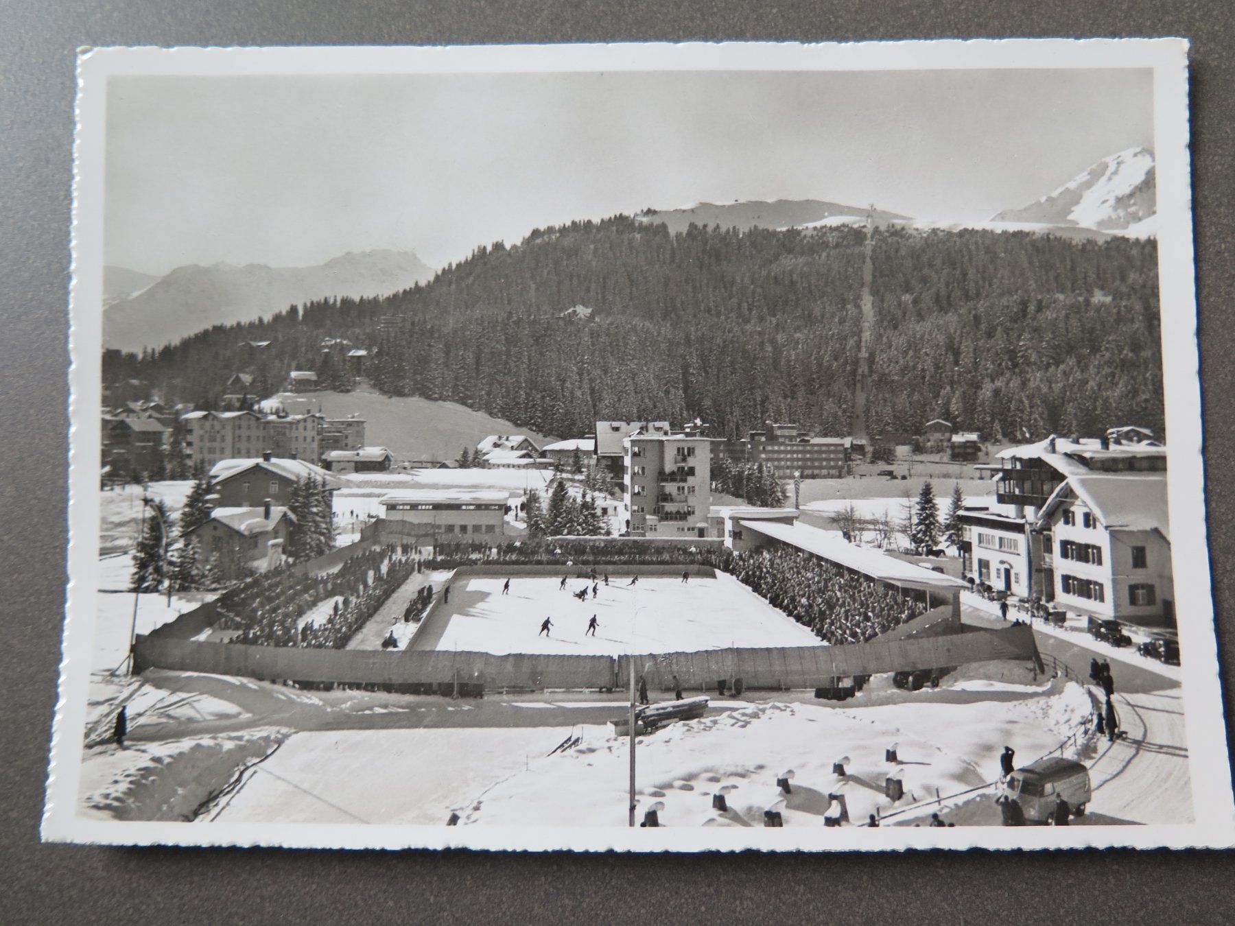 Ansichtskarten: AROSA - STADION - EISHOCKEY-STADION – Gebraucht aus Wittenbach von lipasal
