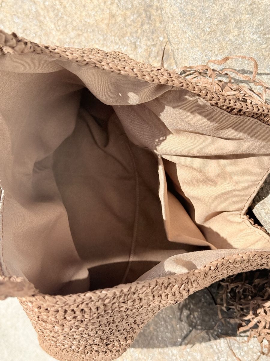 Borse da donna: Borsa in rafia  con frange - Handmade! – Nuovo e nell'imballaggio originale da Bellinzona venduto da bul_mvy5 9