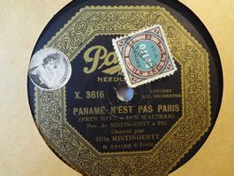 Disque 78 tours Pathé aiguille de Mistinguett - X.3616