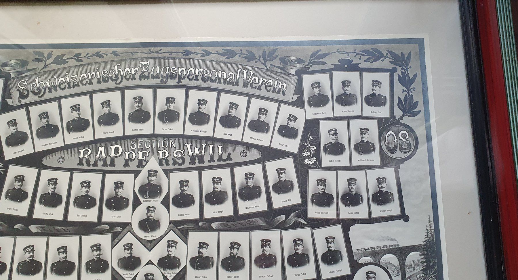 Poster & Bilder: Bild 1908 - Schweizerischer Zugspersonal Verein Rapperswil – Gebraucht aus Kreuzlingen von Rschweiz1 5