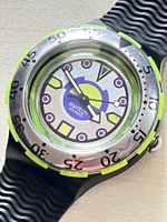 Vintage Swatch Scuba 200 Uhr, kultiges Design aus den 90er