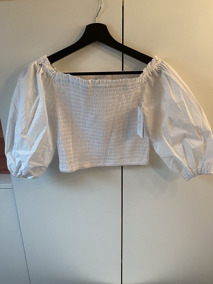 Blusen: PATRIZIA PEPE White Off Shoulder Blouse Size 40 – Neu (gemäss Beschreibung) aus Bülach von mrt_m2tm 7