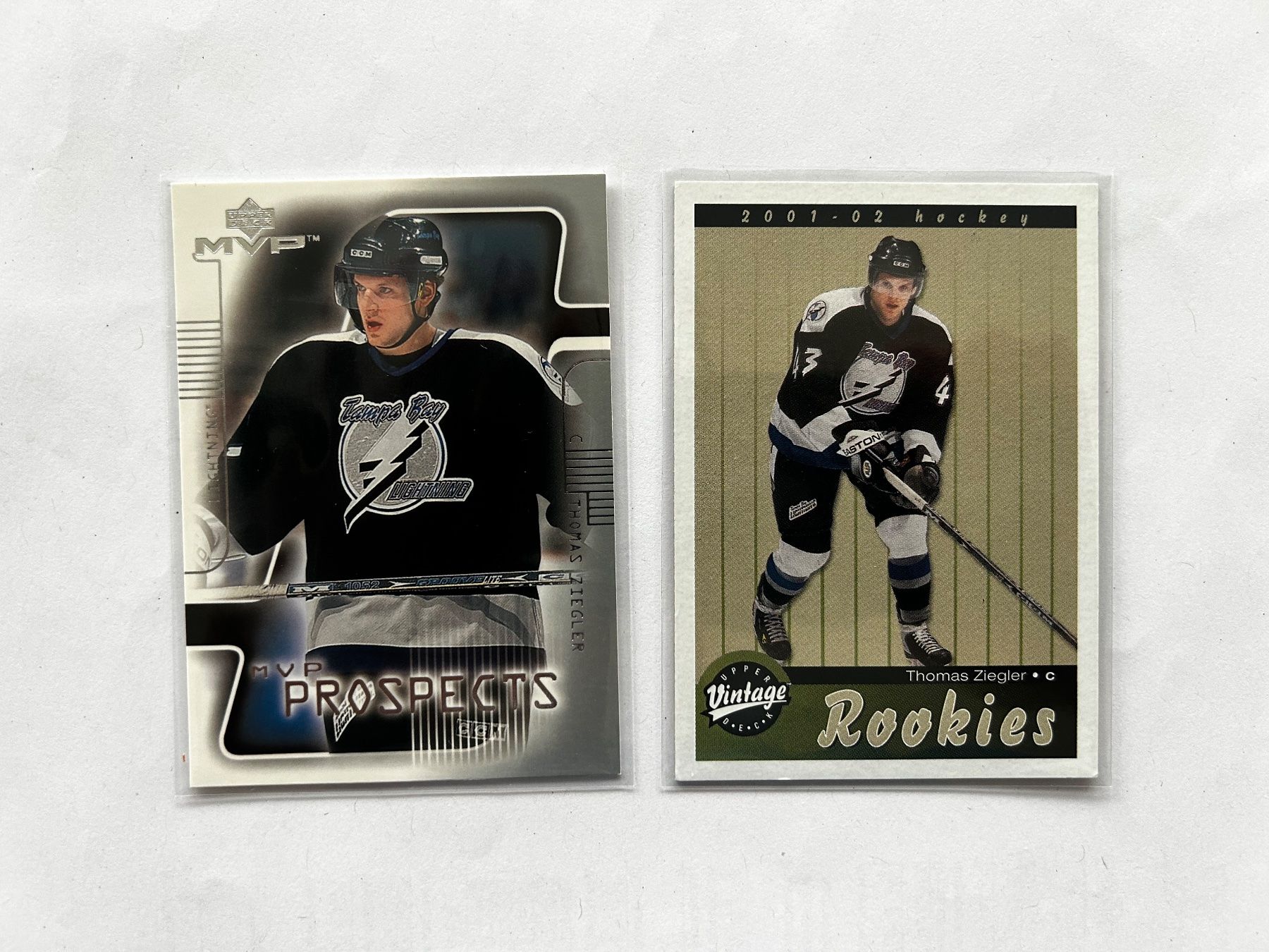 NHL Carte collezionabili: Upper Deck NHL Thomas Ziegler 2er-Set – Usato da Oberwil-Lieli venduto da Mhd