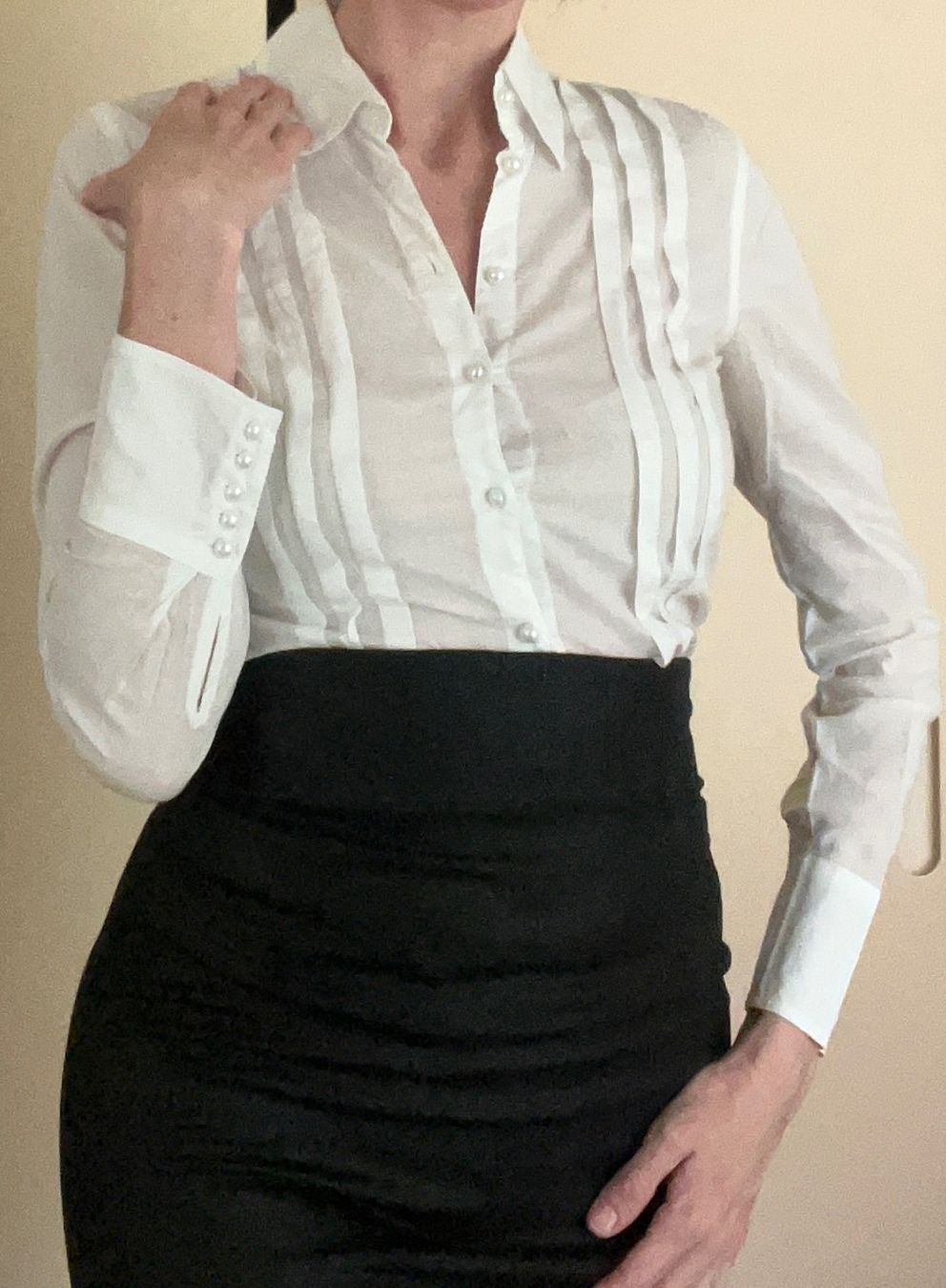 H&M Camicette: weisse Bluse, Grösse 34 – Usato da Lugano venduto da sweetyd84 1