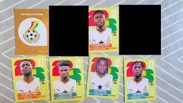 Panini 2026 WM USA GHA Ghana 6 Stk. (Preis pro Stück!!!)