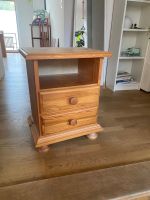 Nachttisch Kiefernholz 2 Schubladen
