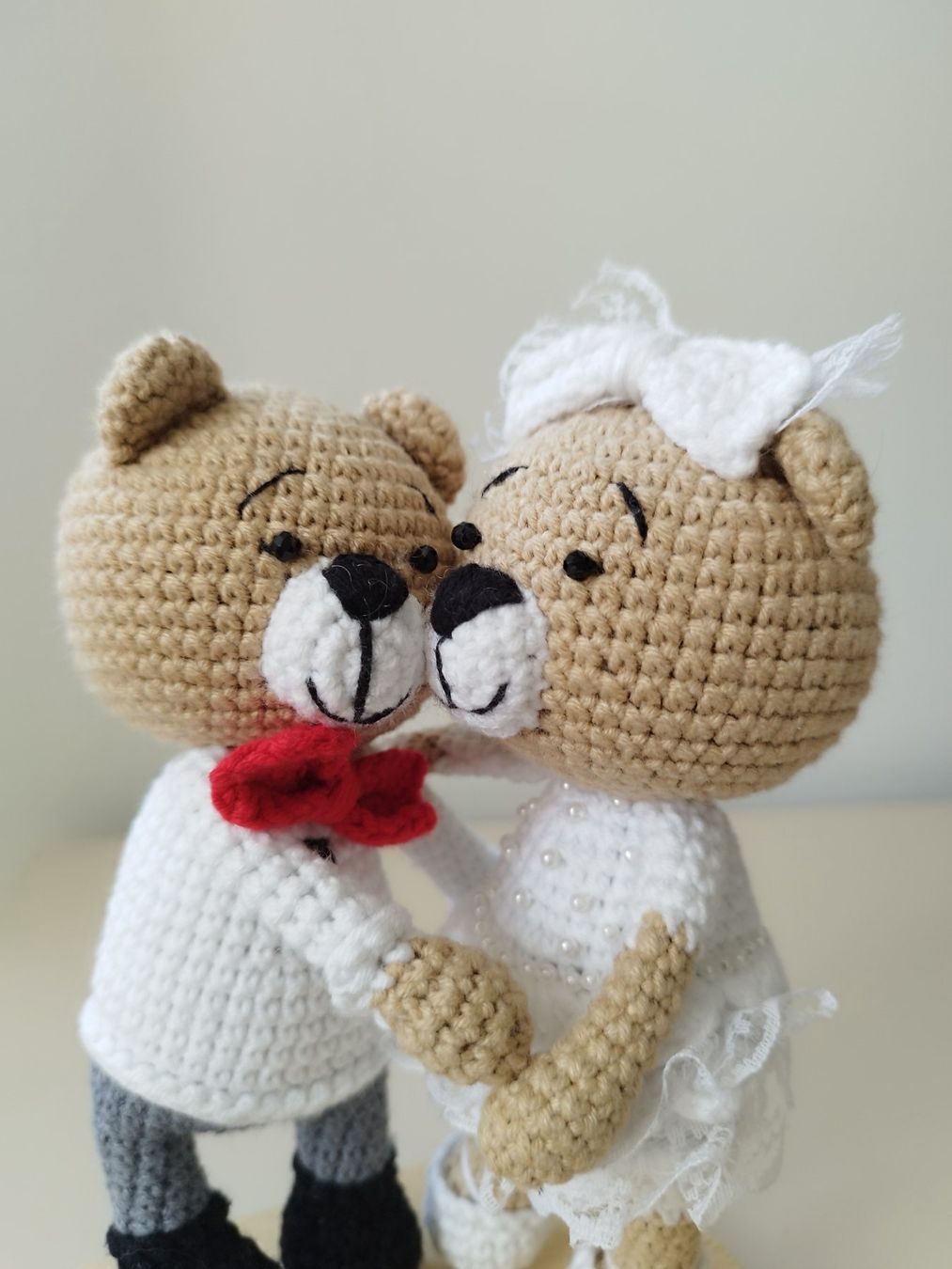 Spielzeuge: Ours mariés crochetés à la main- Cadeau unique!17cm – Neu und originalverpackt aus Arnex-sur-Orbe von can_97vn 2