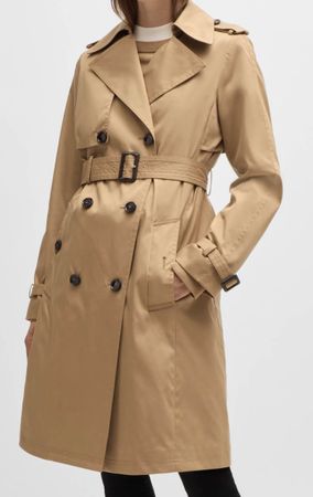 BOSS “Conry” trench coat Camel DE 34 EU 36 S