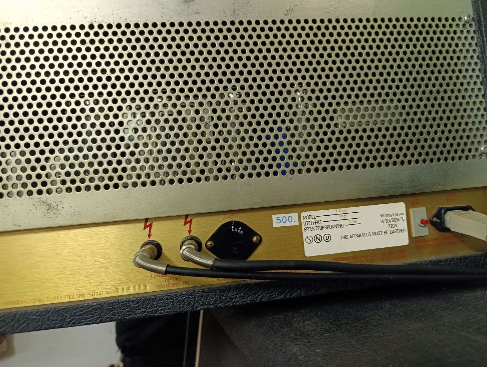 Marshall Amplificatori: Marshall JCM 800 Fullstack mit Case und Zusatzpedal – Usato da Rohrbachgraben venduto da noisenomad 4