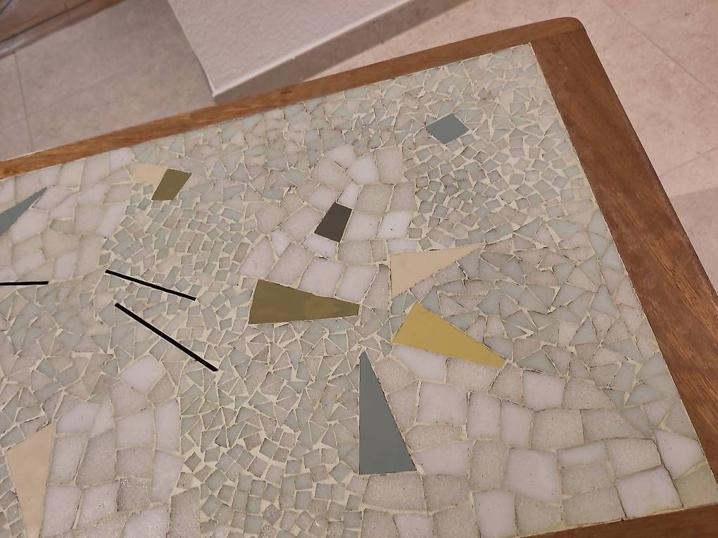 Tische: Table basse danoise vintage marqueterie – Gebraucht aus Lausanne von heyval 2