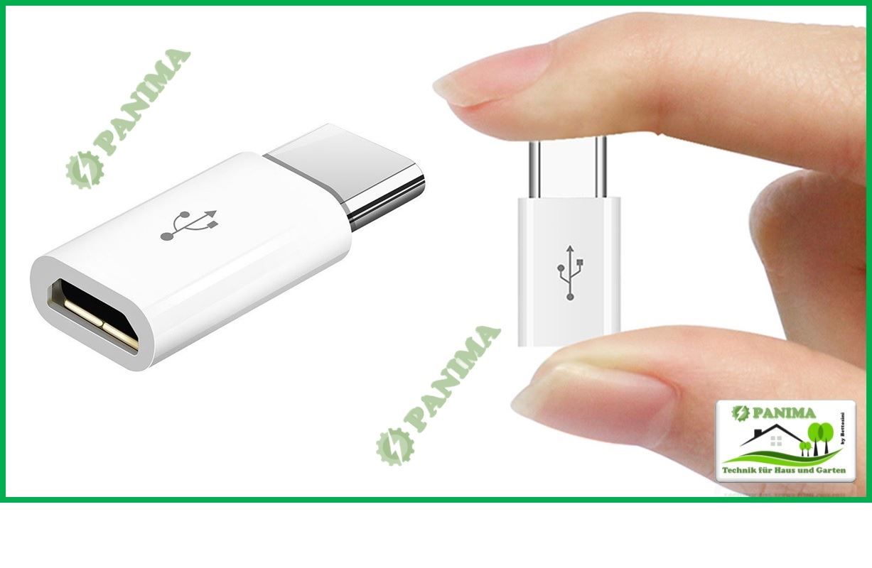 Altro: Micro USB auf USB C Adapter – Nuovo e nell'imballaggio originale da Luterbach venduto da PANIMA1 4