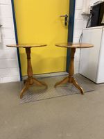 2er Set Antike Bistrotische/Beistelltische, Holz, Top!