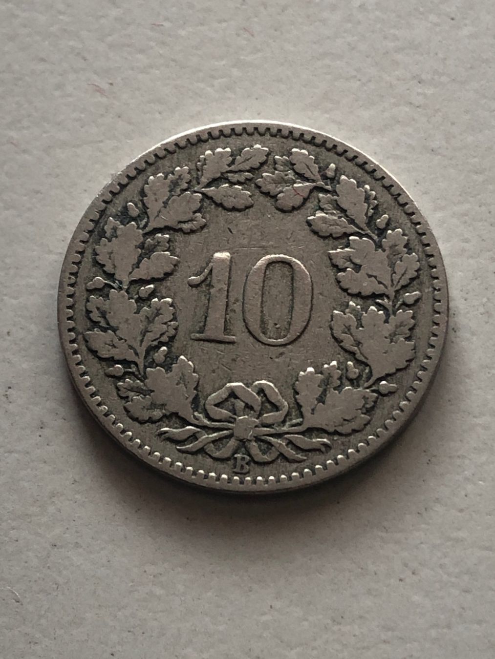 Alle Münzen: 10 Rp. 1879 – Gebraucht aus Schötz von Odpa 1