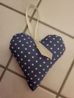 Stoffherz Herz 💙🤍 Herzli handgemacht Neu blau / weiss