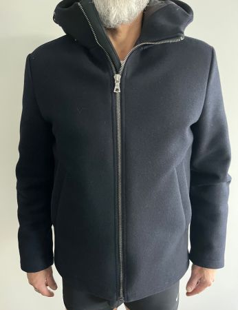 s.Oliver Winterjacke Herren mit Kapuze u. Reissverschluss