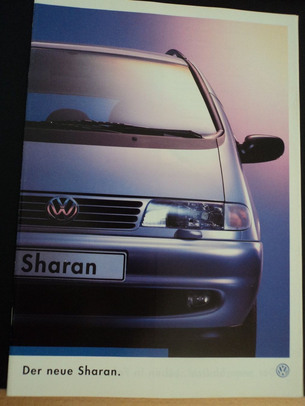 VW Documenti: Prospekt VW Volkswagen Sharan 1995 – Usato da Schwarzenburg venduto da modelCARama 2