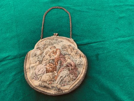 Vintage Abend Handtasche - Aumônière antique