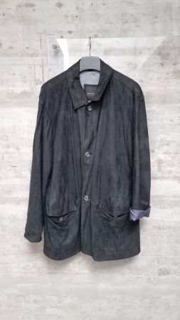 Pierre Cardin Lederimitat-Übergangs-Mantel Herren, Gr. 54