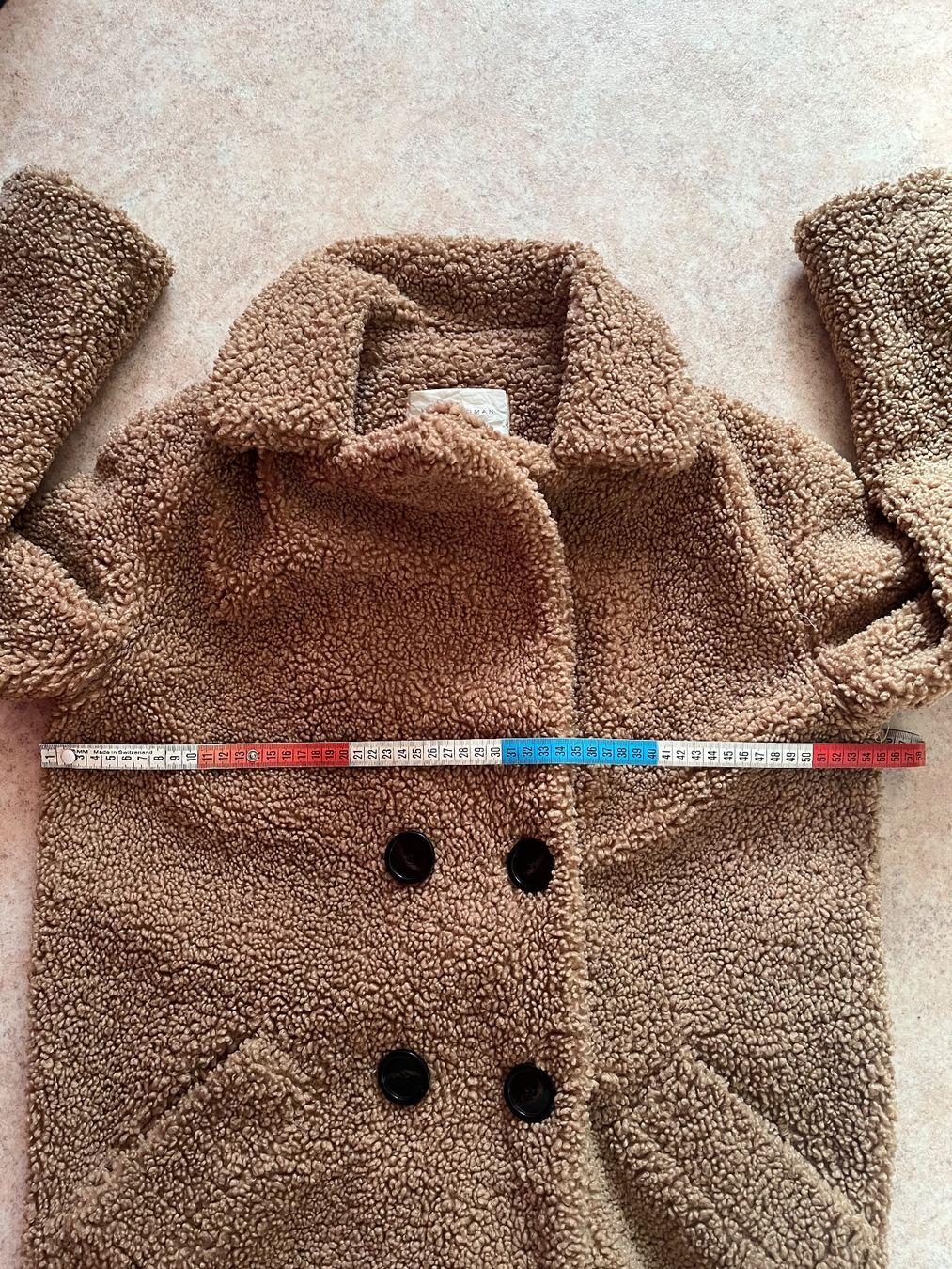 Zara Cappotti: Hellbrauner Teddy-Mantel Zara Grösse S – Usato da Teufenthal AG venduto da Nanahu 5