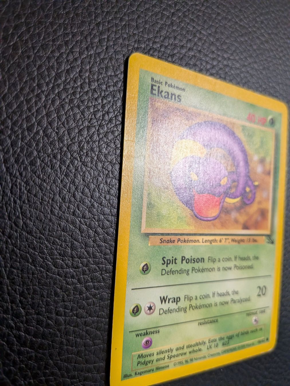 Pokémon Carte collezionabili: Fossil Ekans 46/62 Ab 1 – Usato da Paradiso venduto da Pkmn10 2