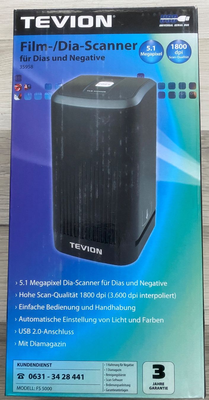 Scanner: Tevion FS 5000 Film-/Dia-Scanner – Usato da Zürich venduto da Kloeschen78 1