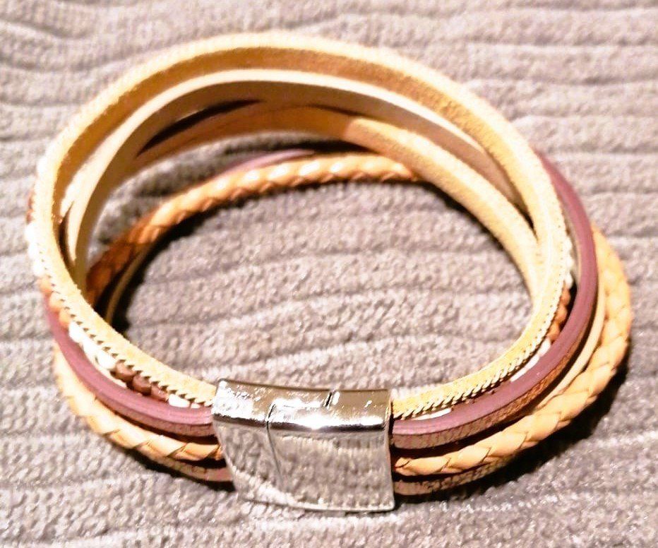 Bracciali & Braccialetti: schönes Armband in Lederoptik – Nuovo (secondo la descrizione) da Grächen venduto da Hel7890 2