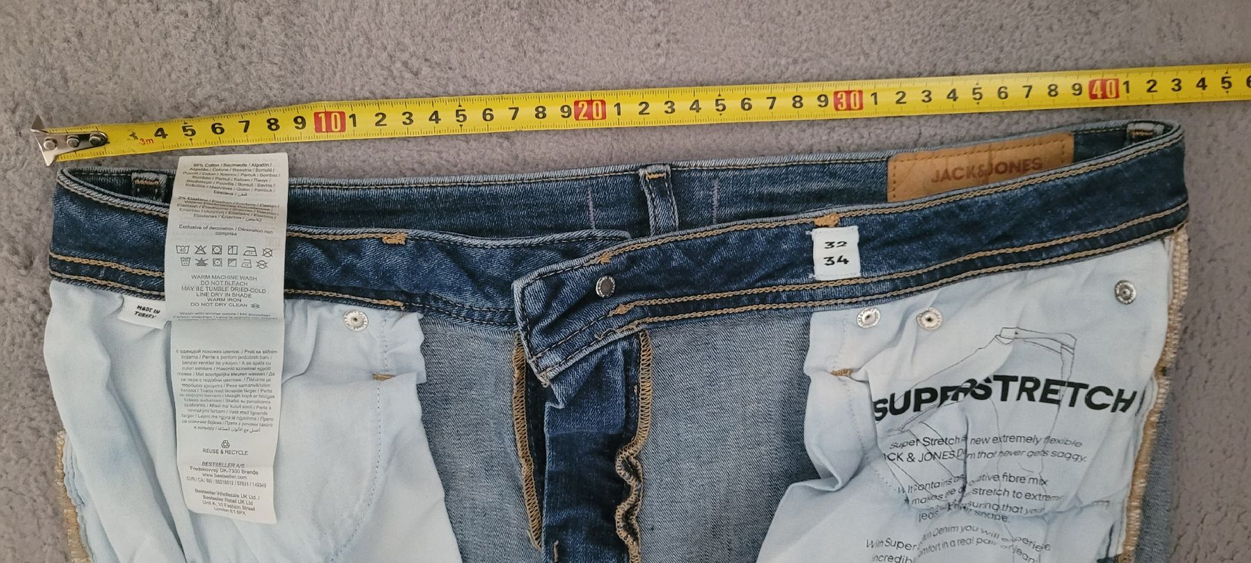 Jack & Jones Jeans: Jean Jack&Jones Tapered/Pete, Taille 32/34 /Super elastique – Nuovo (secondo la descrizione) da Vevey venduto da x_y_f 3