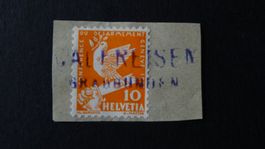 CALFREISEN (Graubünden) Stabstempel   174