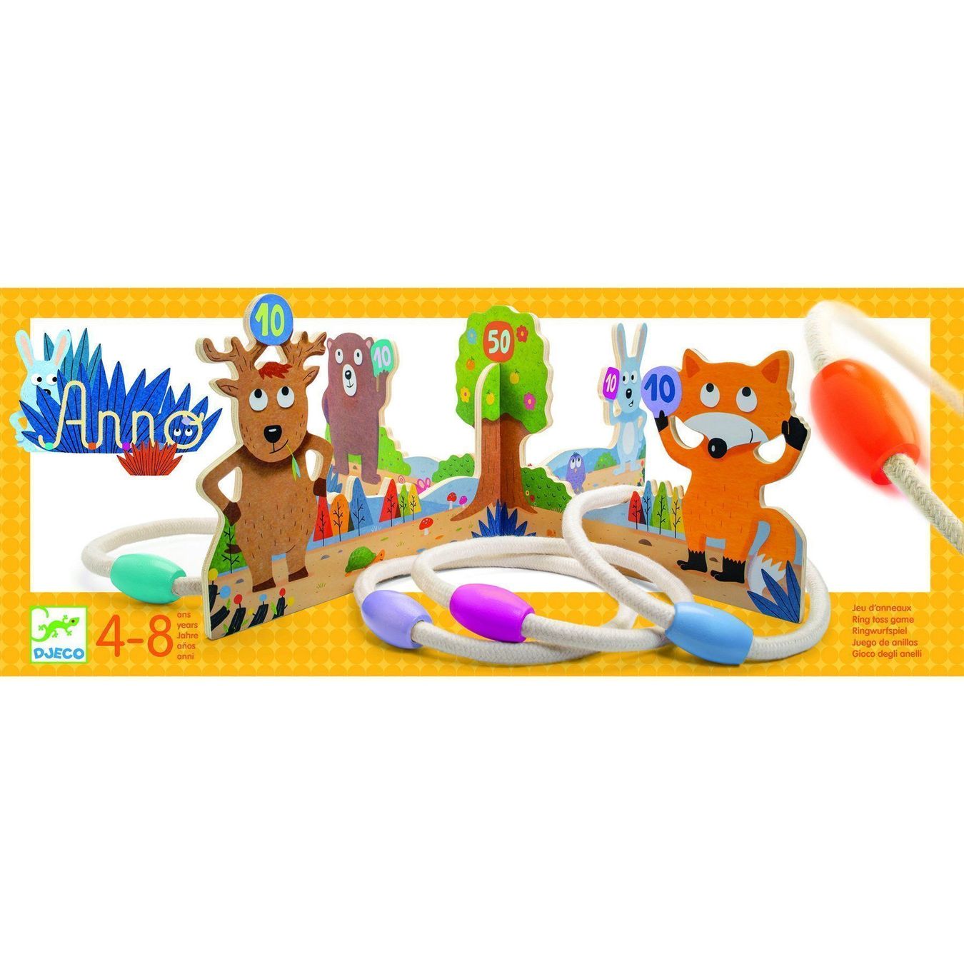 Djeco Spiele: Jeux de lancer d'anneaux Anno – Neu und originalverpackt aus Boudry von step2blind 1