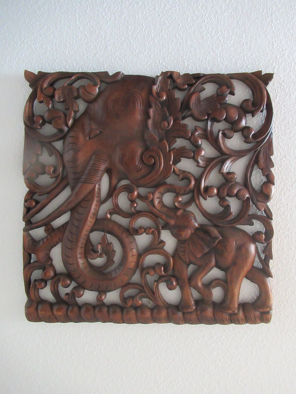 Sculture & Statue: Holzrelief mit Elefanten – Usato da Pratteln venduto da chr_7jbk