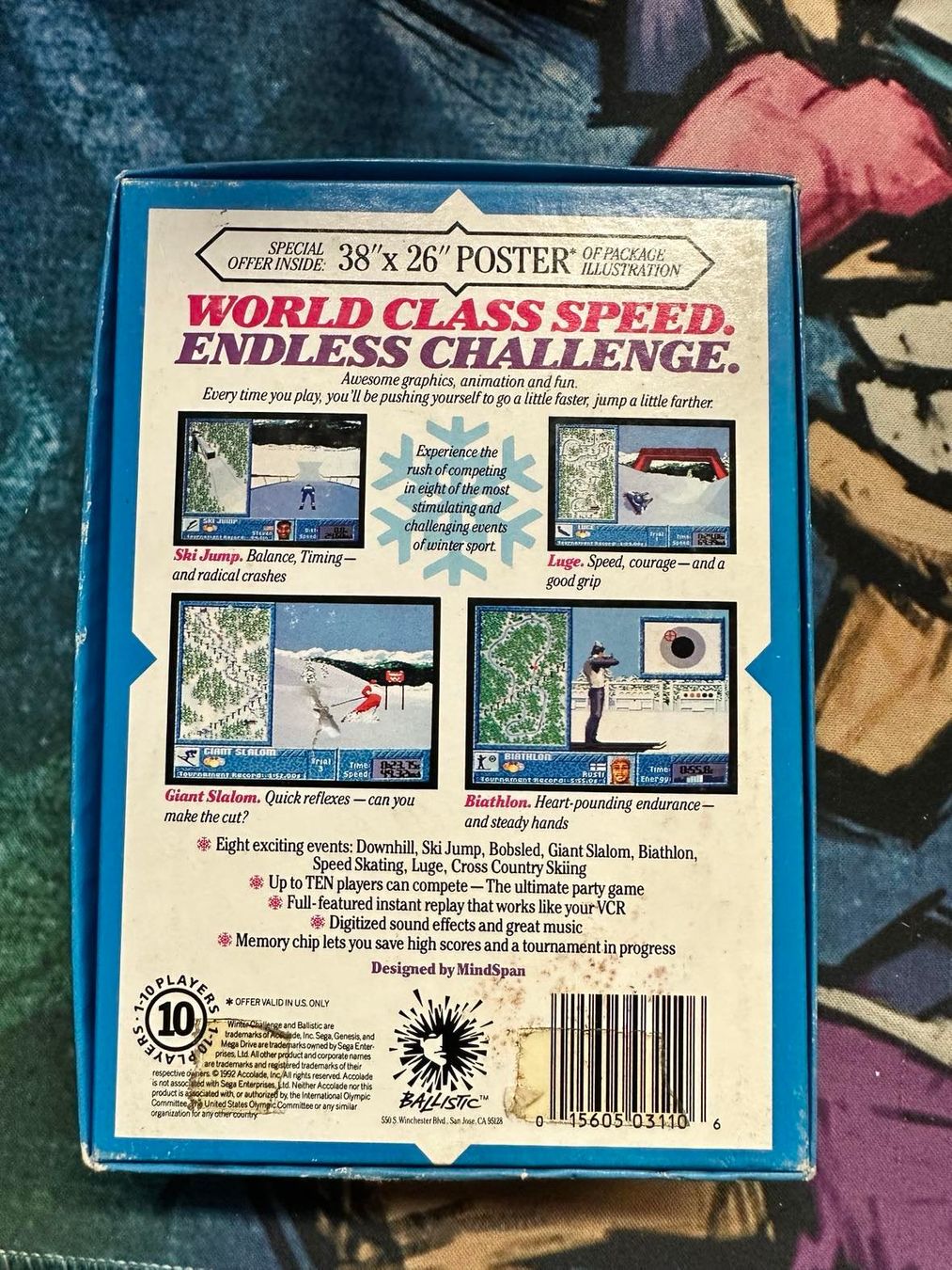 Sega Giochi: Winter Challenge Sega Genesis (Mega Drive) – Usato da Giubiasco venduto da Ticinerd 2