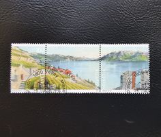 Schweiz 3 Sondermarken Lavaux 2011, zusammenhängend, ET