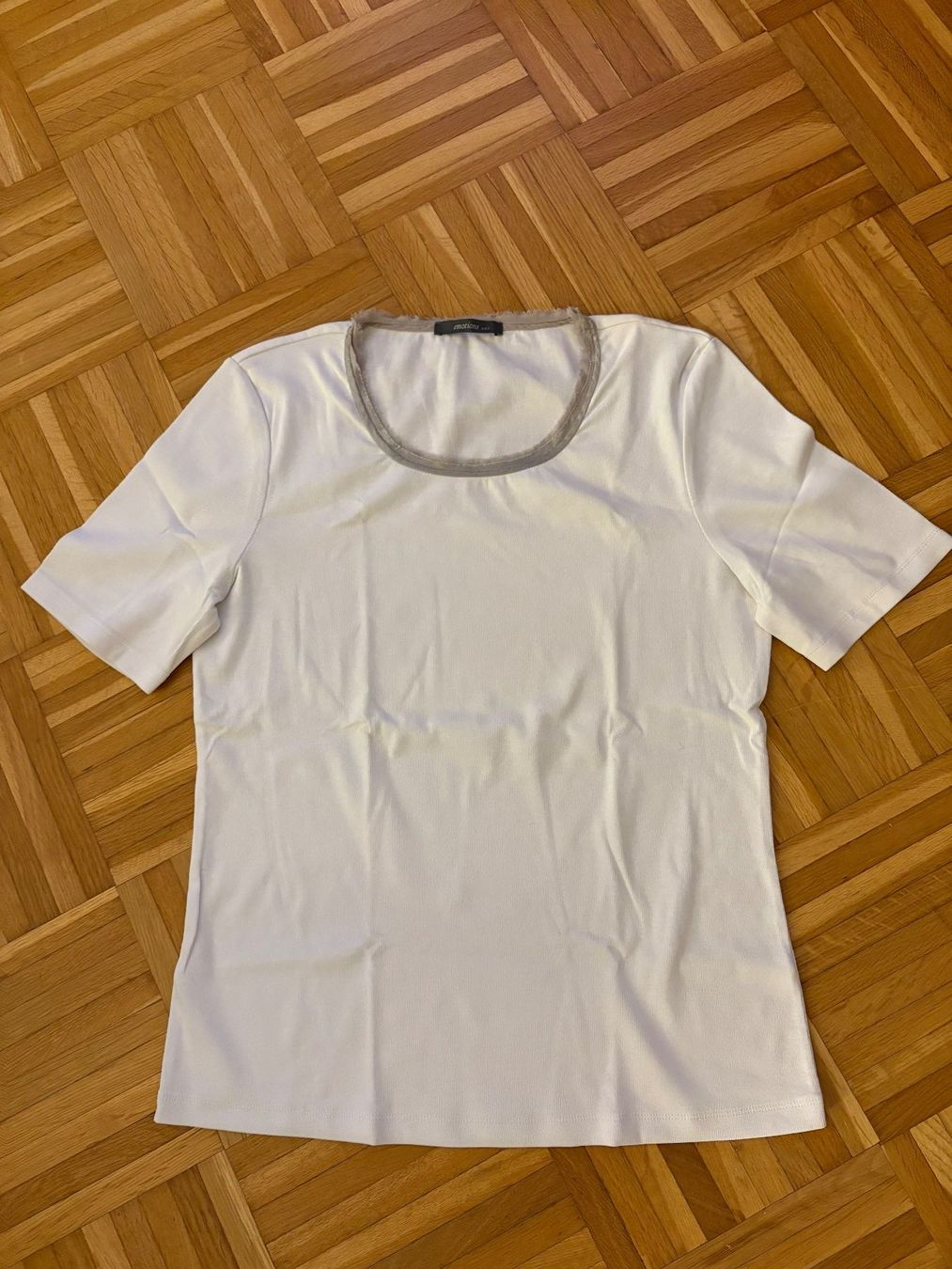 T-shirt: Shirt, Marke emotions, weiss, M – Usato da Luzern venduto da Roger3022 1