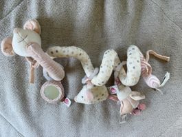 Spielzeug Spirale Maus Spiegel Anhänger für Kinderwagen