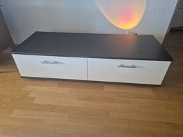 TV Lowboard Fernsehschrank mit Klapptüren 