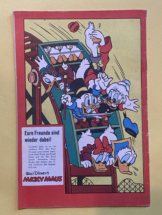 Donald Duck im Moorbad Comic 1955 guter Zustand (Gebraucht) in
