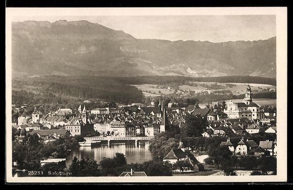 Cartes postales: AK Solothurn, Teilansicht mit Kirche – D'occasion à Berlin par bartko-reher