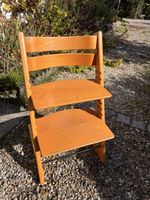 Stokke Tripp Trapp Hochstuhl Holz orange guter Zustand
