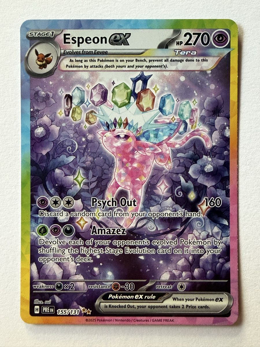 Pokémon Sammelbilder & Trading cards: Espeon ex 155/131 – Gebraucht aus Ilanz von caui