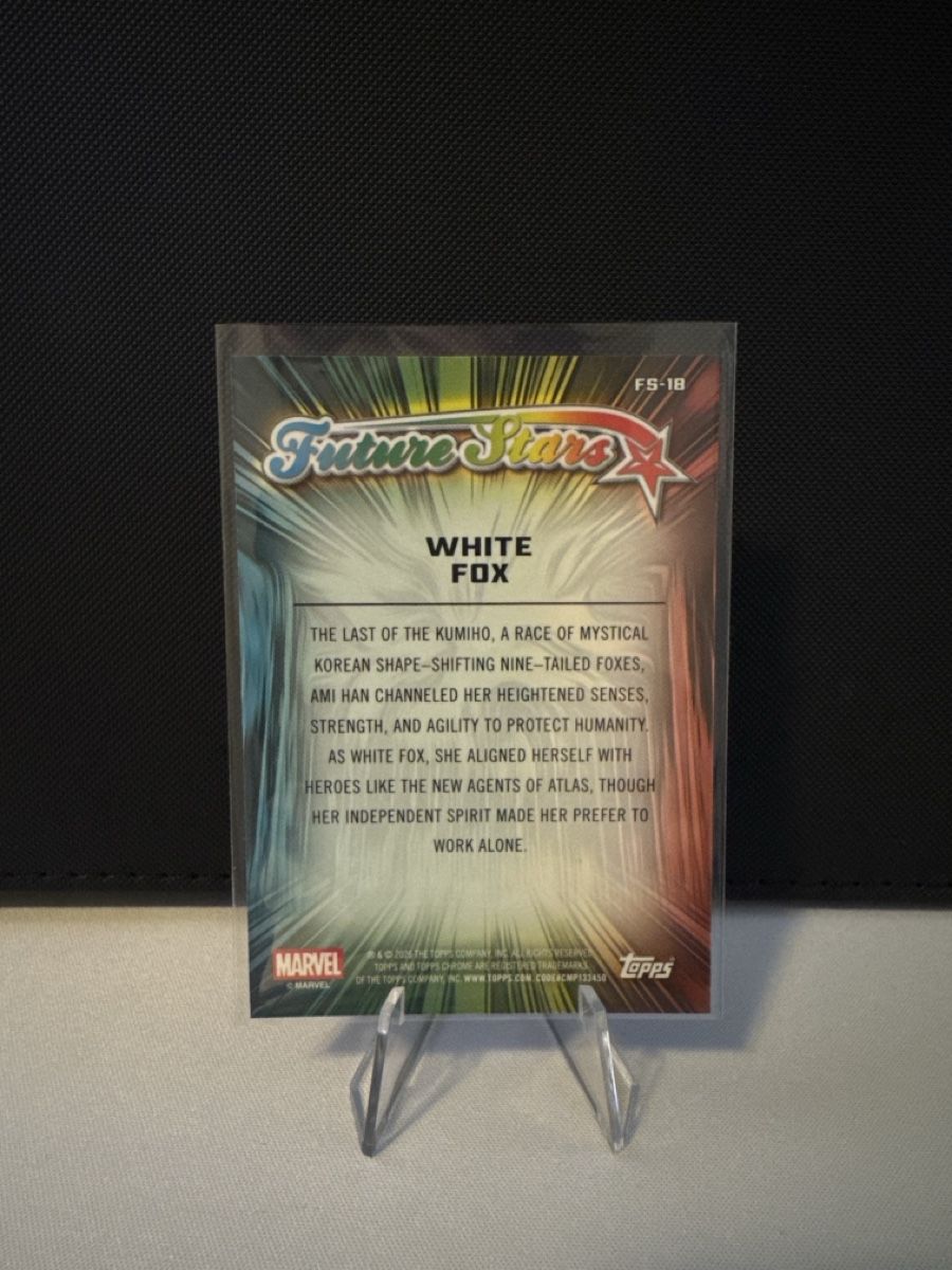 Topps Carte collezionabili: Marvel Future Stars White Fox FS-18  – Nuovo (secondo la descrizione) da Dulliken venduto da alpi.cards 1