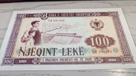 100 Lekë Albanien 1976 Banknote