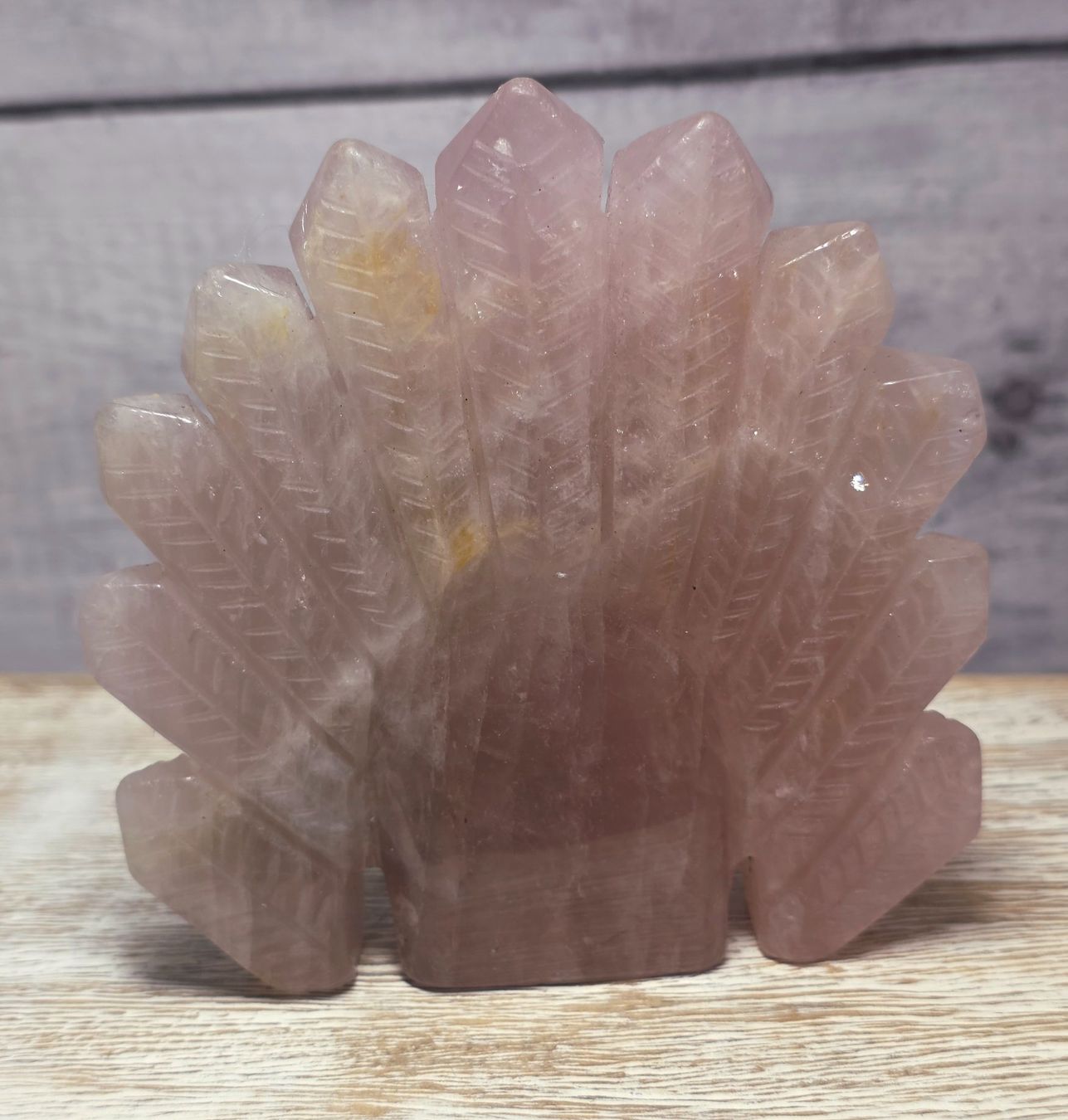 Minerali & Pietre curative: Rosenquarz Indianer Schädel 625g – Nuovo e nell'imballaggio originale da Matzingen venduto da Shay_Crystalz 2