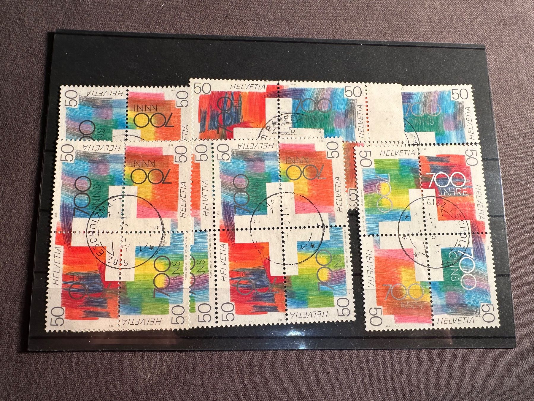 Alle Briefmarken: Briefmarken Schweiz 1991 – Gebraucht aus Stettfurt von 2442 1