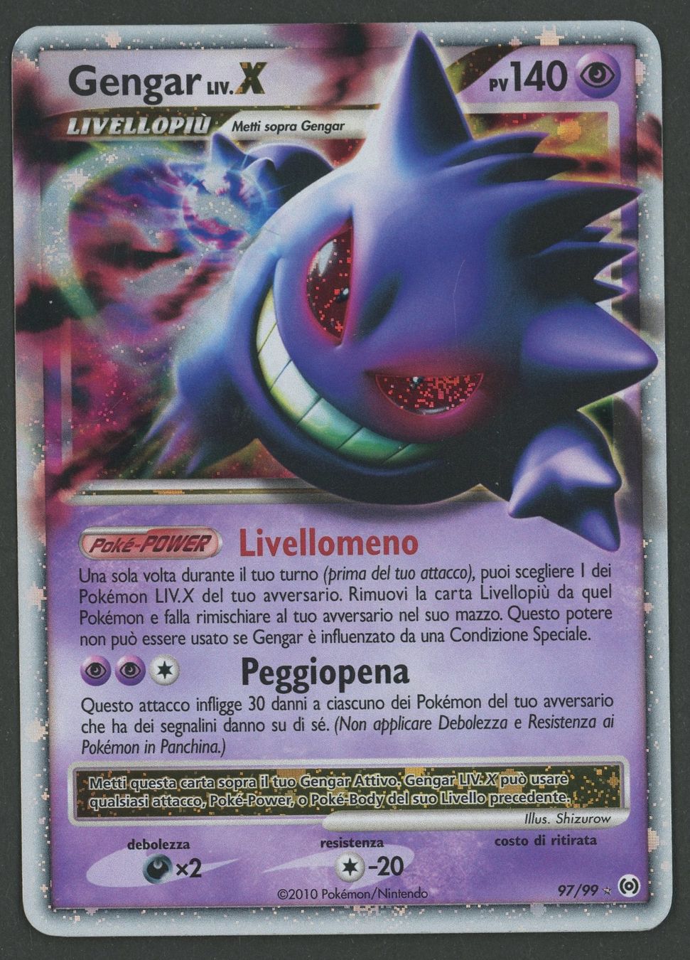 Pokémon Carte collezionabili: Gengar Lv.X 97/99 IT ab 1.- – Usato da Rupperswil venduto da gengarbasar